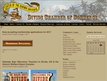 Tablet Screenshot of dividechamber.org