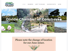 Tablet Screenshot of dividechamber.com